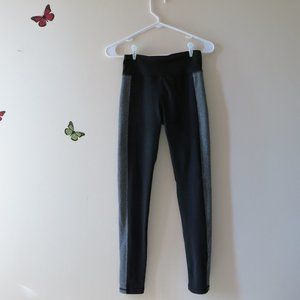 SO Perfect Legging Black Grey Polyester Blend Workout Leggings Size S